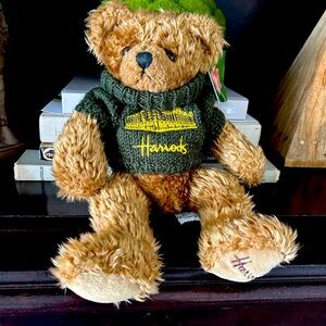 Vintage Harrods  teddy bear sweater with Tags